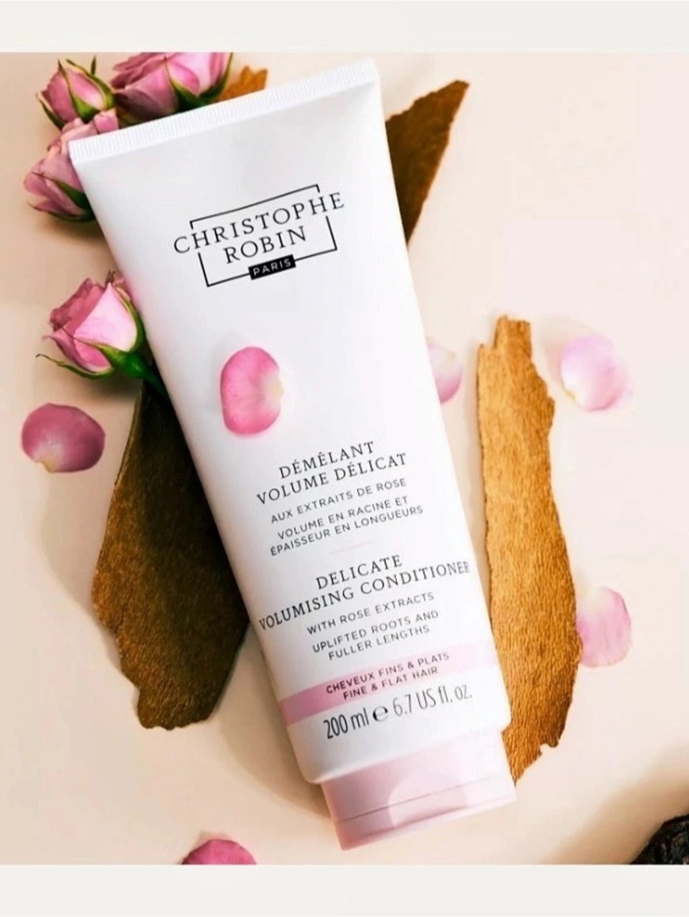 Christophe Robin Delicate Volumising Conditioner with Rose Extracts
